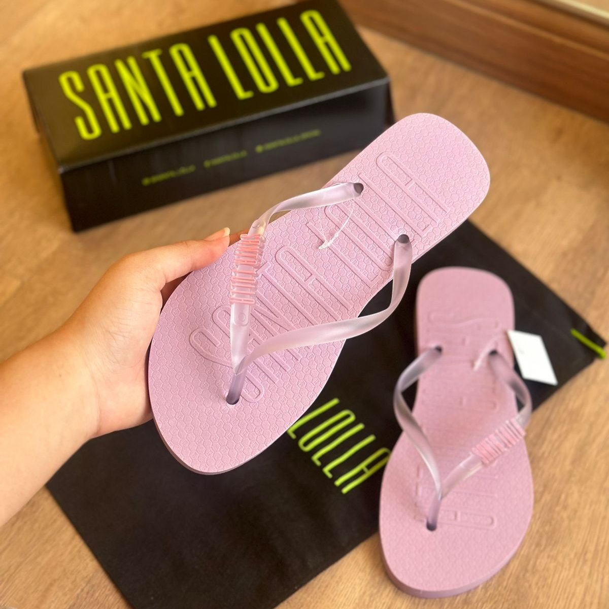 Chinelo Santa Lolla  Flip Flop Borracha 05A9.3750.0016