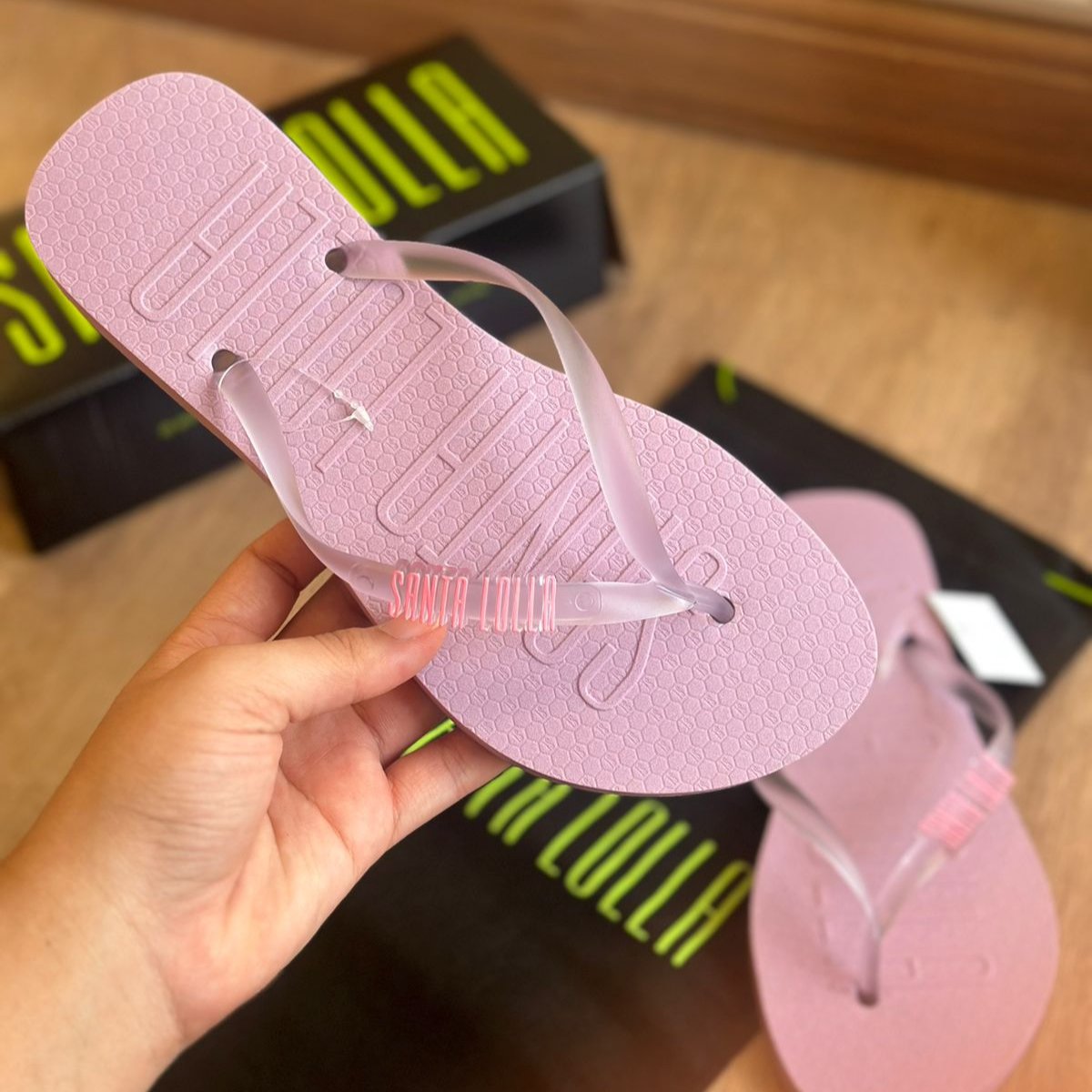 Chinelo Santa Lolla  Flip Flop Borracha 05A9.3750.0016